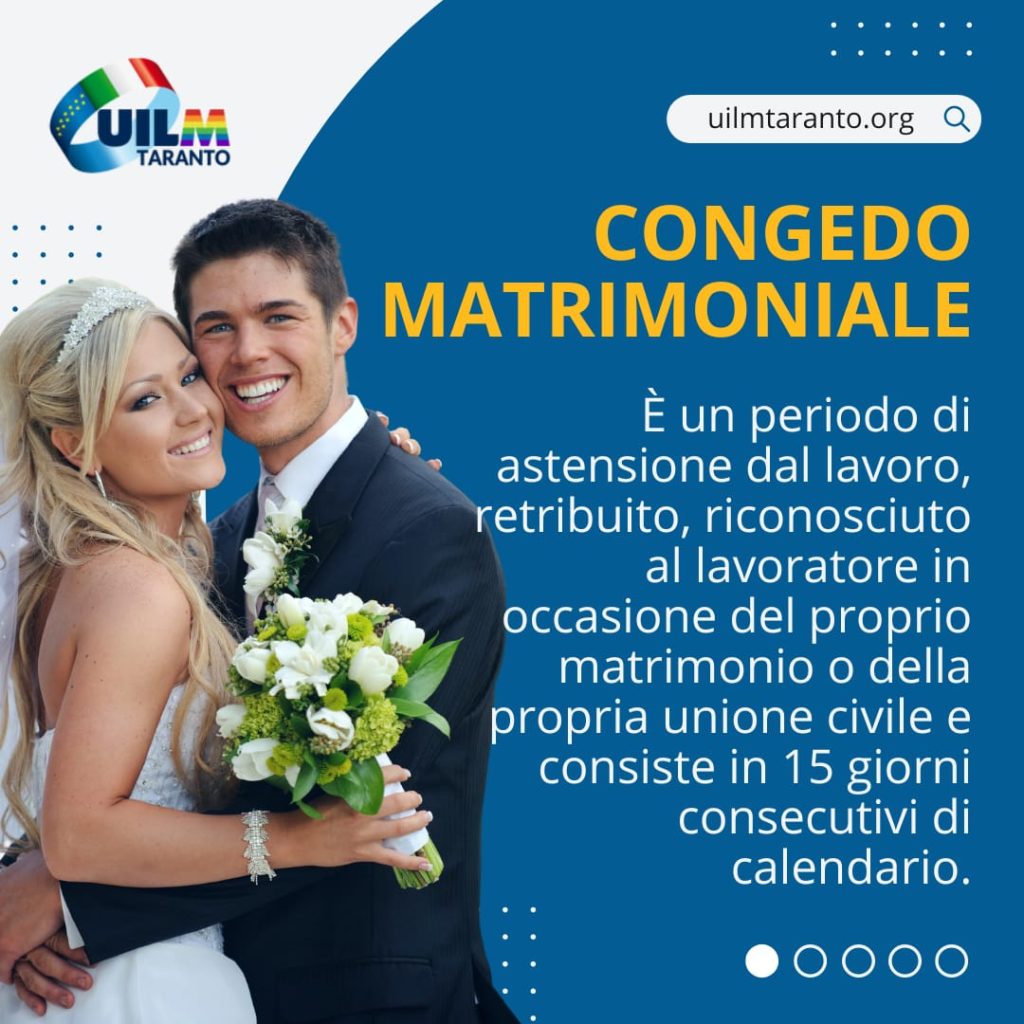 congedo matrimoniale 2022