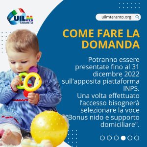 come fare domanda bonus asilo nido 2022